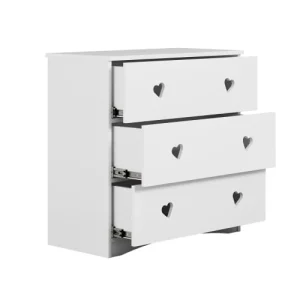 Kocot Kids Commode 3 Tiroirs Blanc 8