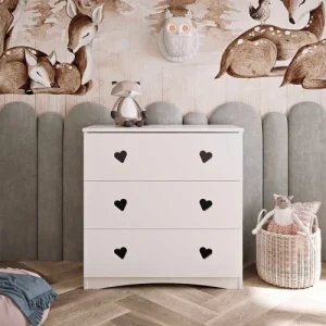 Kocot Kids Commode 3 Tiroirs Blanc 12