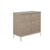 CALICOSY Commode 3 Tiroirs Effet Chêne Bébé – 95 X H91 Cm 20